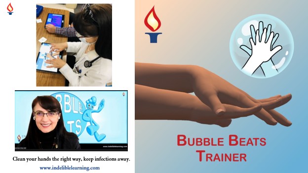 Indl_Learning's tweet image. Bubble Beats Trainer (BBT) is a novel hand hygiene trainer that provides high-quality skills training in handwashing technique. Developed with support of prestigious awards from @NIH @NIGMS @sbirgov 

#infectionprevention #handwashing #handhygiene #HealthyHabits #indeliblemd #GBL