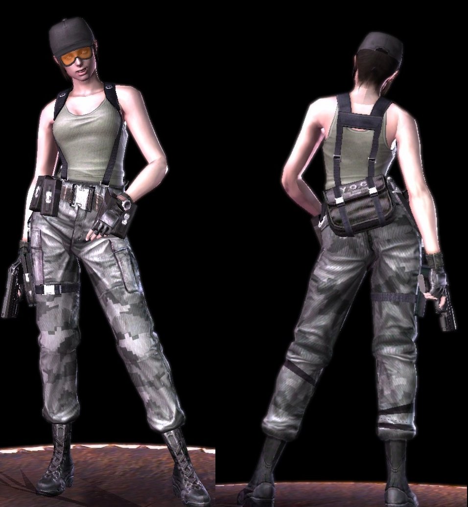 Jill Valentine's army outfit in Resident Evil Remake (2002) 

#ResidentEvil #REBHFun #REBH27th #RE #ResidentEvilRemake #JillValentine #Biohazard #screenshots #survivalhorror #Capcom