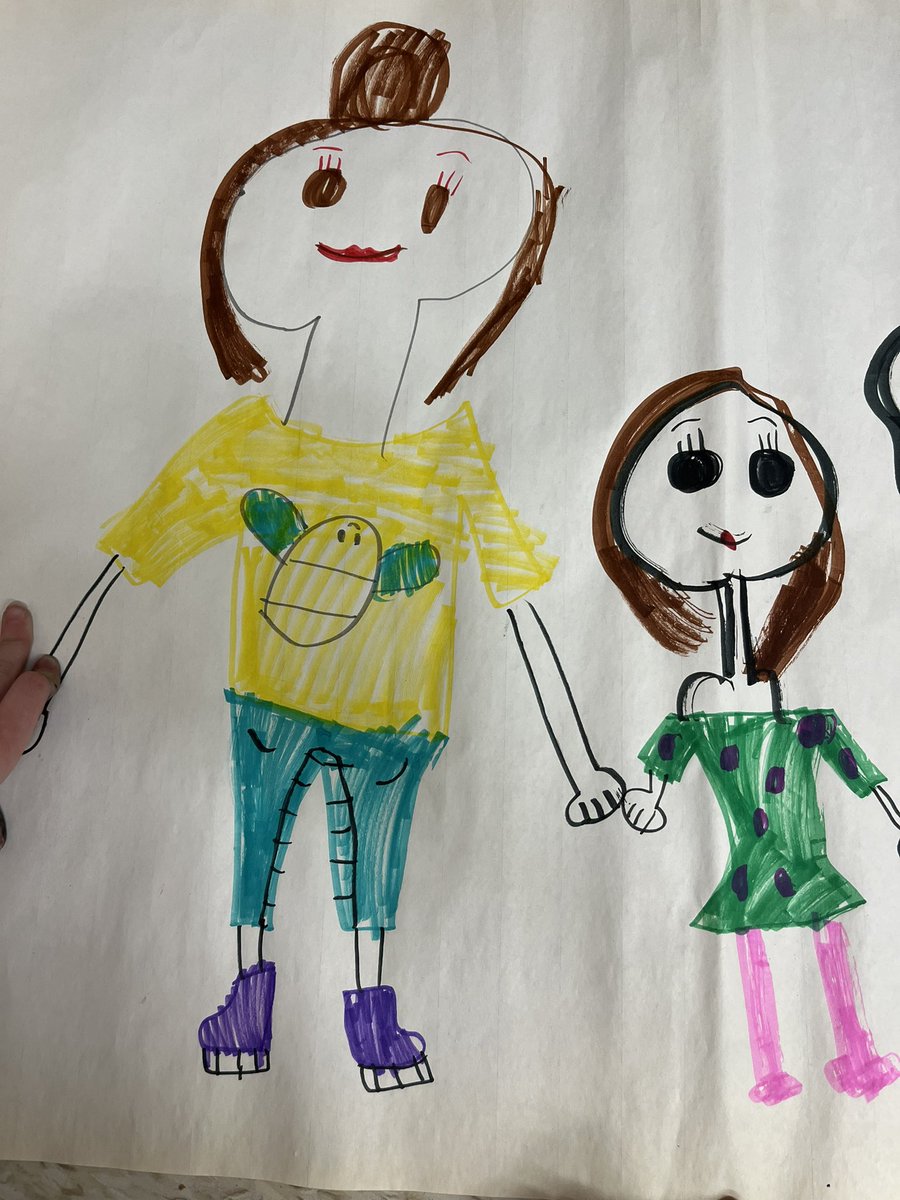 When I can see myself in children’s drawings 💗💗💗💗