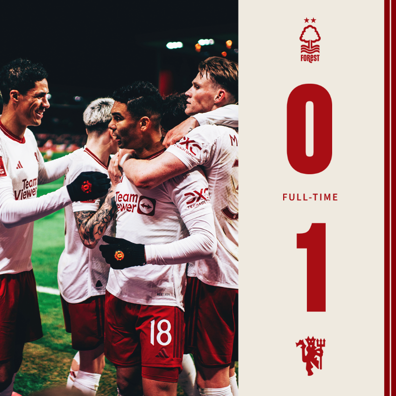 ManUtd's tweet photo. Into the #FACup quarter-finals! 💪

#MUFC