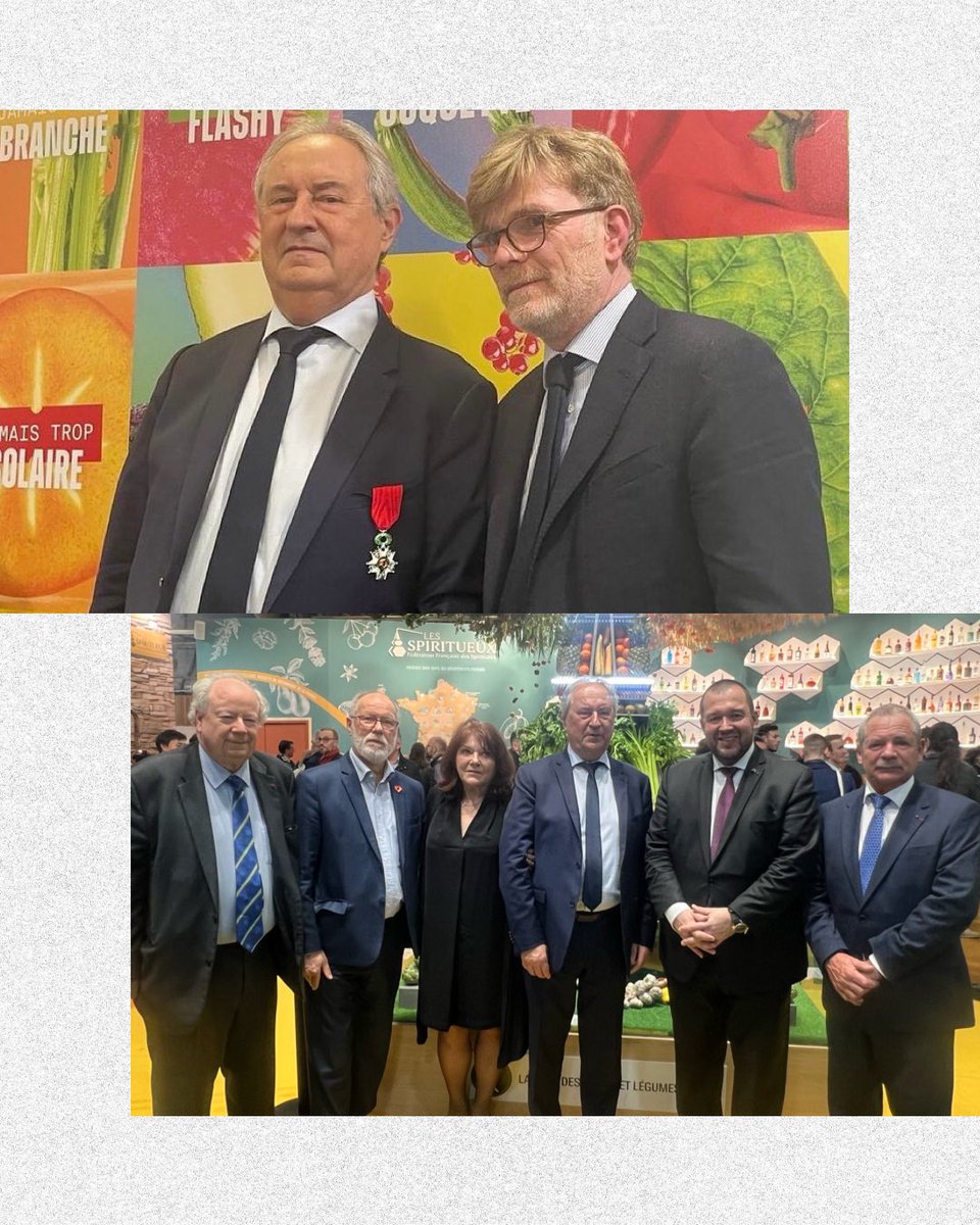 👏👏Toutes nos félicitations à notre partenaire @laurentgrandin, Président d’Interfel distingué Chevalier de la Légion d’Honneur en présence de Monsieur @MFesneau , Ministre de l’agriculture et de la souveraineté alimentaire. @ggomez_chef @mathieulafay @FruitsLegumesFR @Acofal1