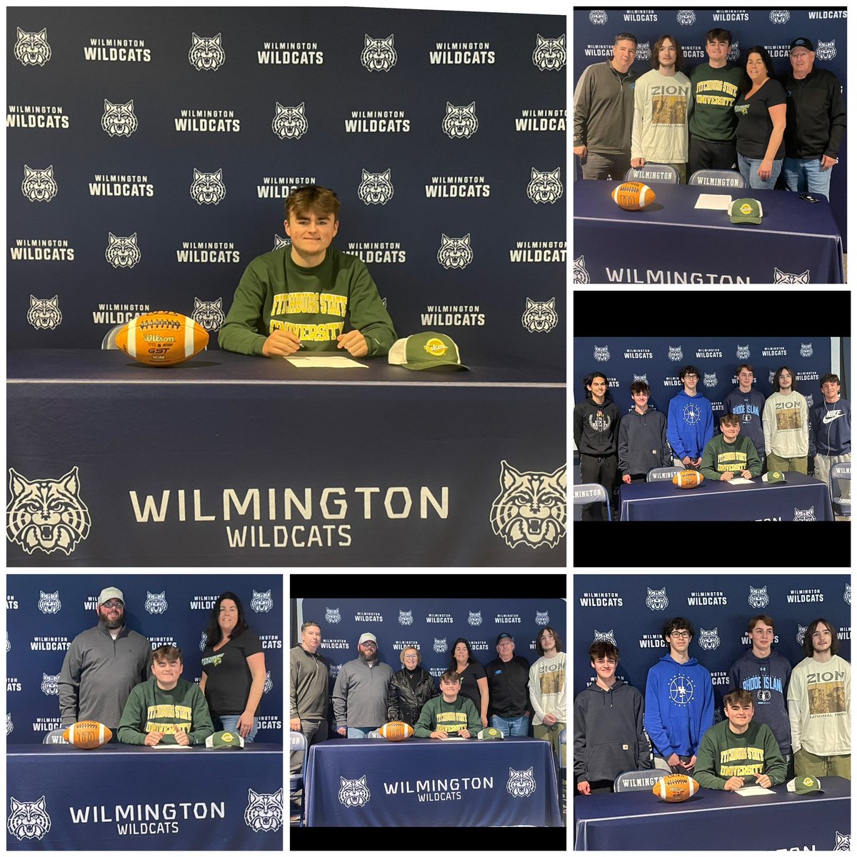 Congrats to Hunter Sands who is continuing his education and Football career at Fitchburg State University. Rollcats
<a href="/WHSGendron/">Ryan Gendron</a> <a href="/MarkStaffier/">Mr. Staffier</a> <a href="/WHSMerenda/">Jonathan Merenda</a>