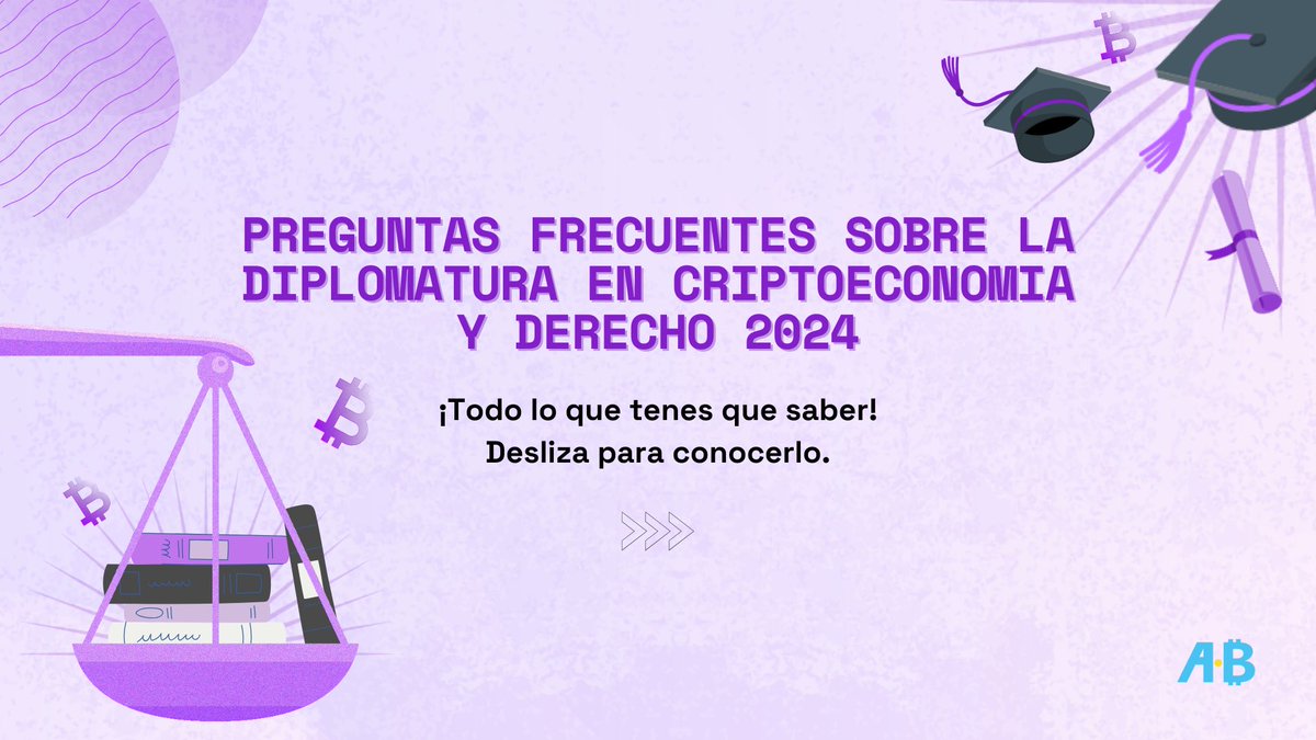 BitcoinAR's tweet image. 🧑‍🎓🎓 No dejes pasar la oportunidad única de formarte en el mejor programa de educación especializada sobre legalidad y fiscalidad de #criptoactivos de toda Iberoamérica.🌎 👏🏽 

¡Sumate a la 4º edición de la #Diplomatura en #Criptoeconomía y #Derecho! 📚

➕ 20 docentes de