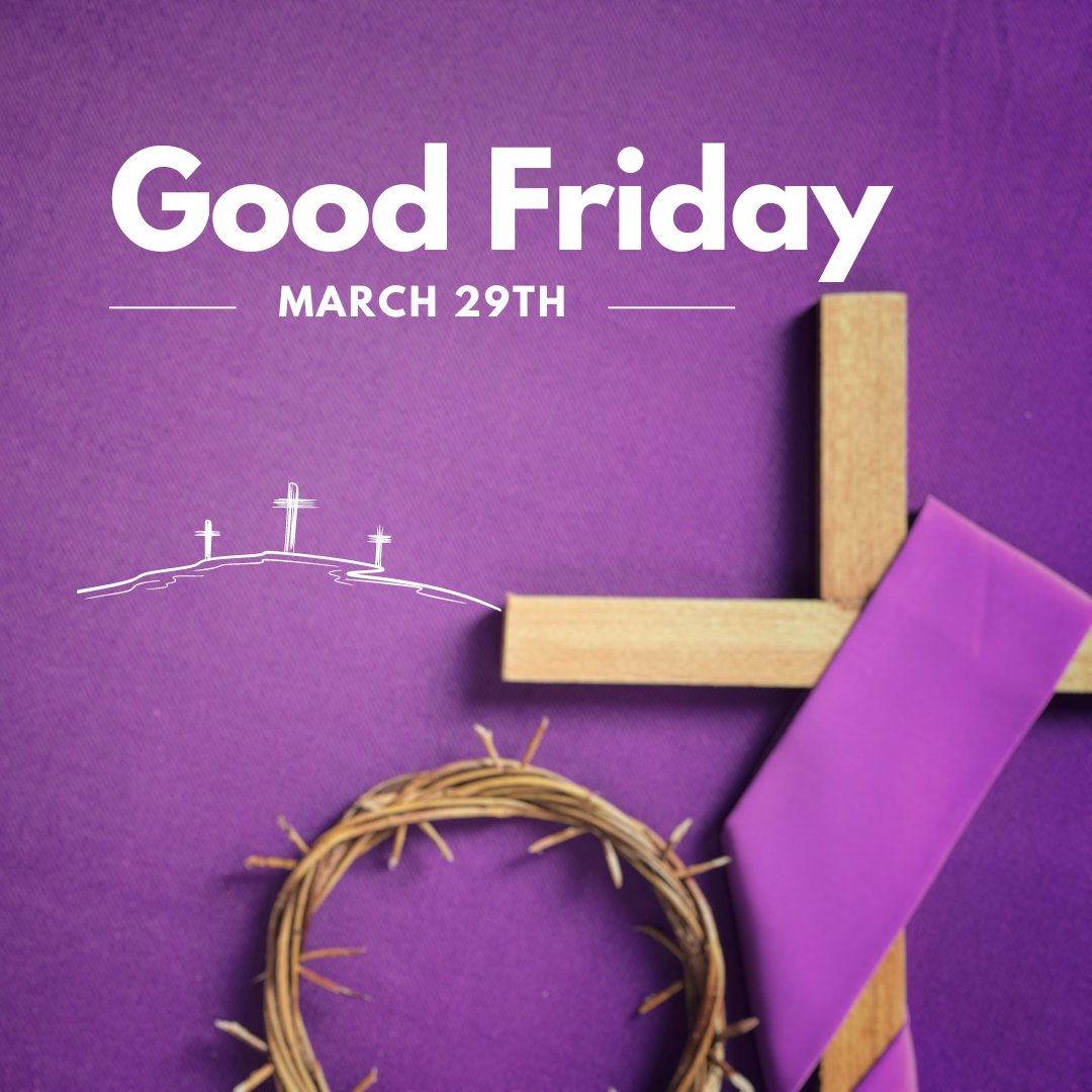 TxOrthoSpec's tweet photo. Have a Blessed Good Friday

#goodfriday #easter #goodfriday2024 #easter2024 #TOS #texasorthopedicspecialists #jointreplacement #shoulderinjuries #sportsmedicine #handwristelbow #hipandknee #podiatry #DFWorthopedics #DFW https://t.co/Q1UZKLMqEi