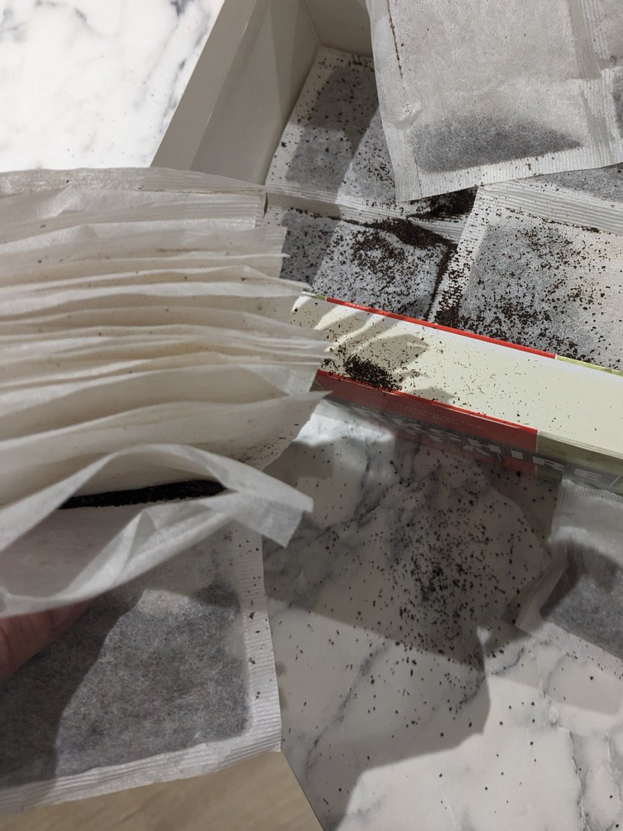 😫 when you're finally ready to sit down with a cuppa and you realise <a href="/YorkshireTea/">Yorkshire Tea</a> have forgotten to seal your tea bags 😭