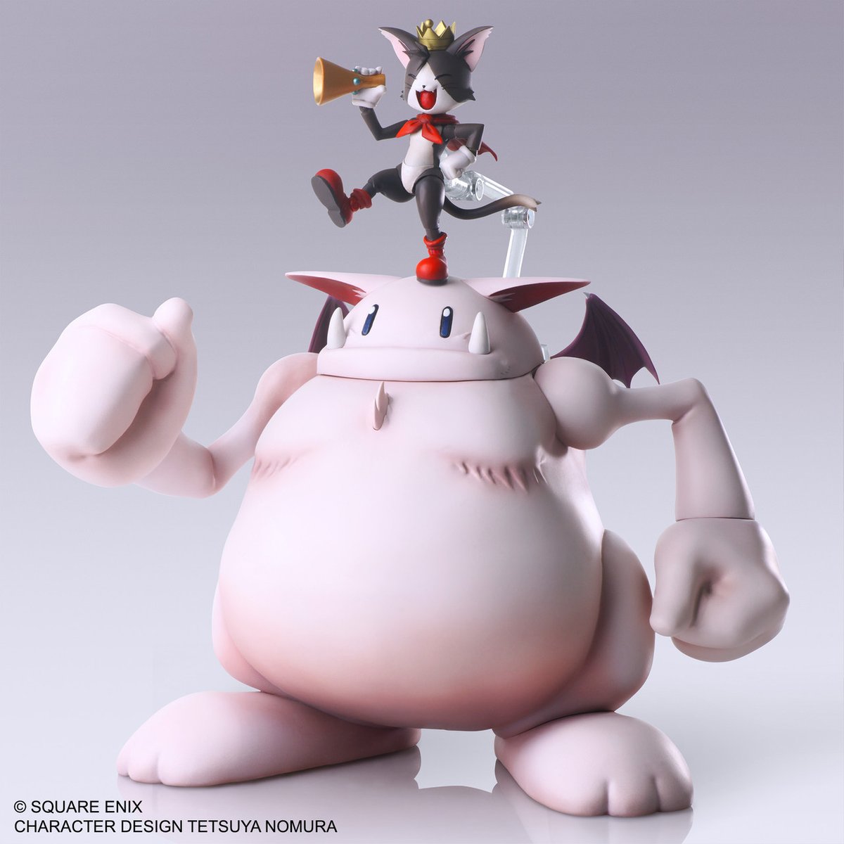 「Bring Arts Cait Sith & Fat Moogle (Final」|THE ART OF VIDEO GAMESのイラスト