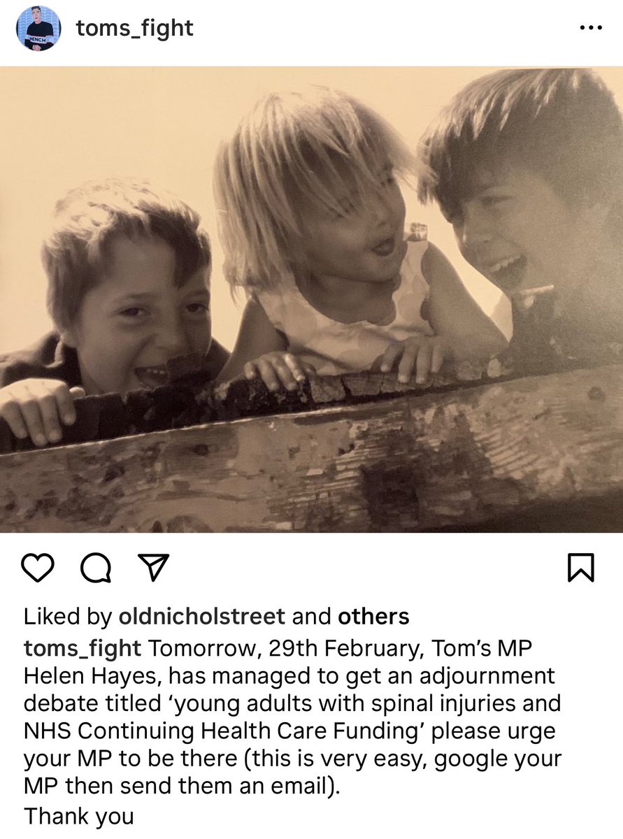 AspireCharity's tweet photo. Please support Tom’s Fight and contact your MP: https://t.co/wtVWwbfK8y
