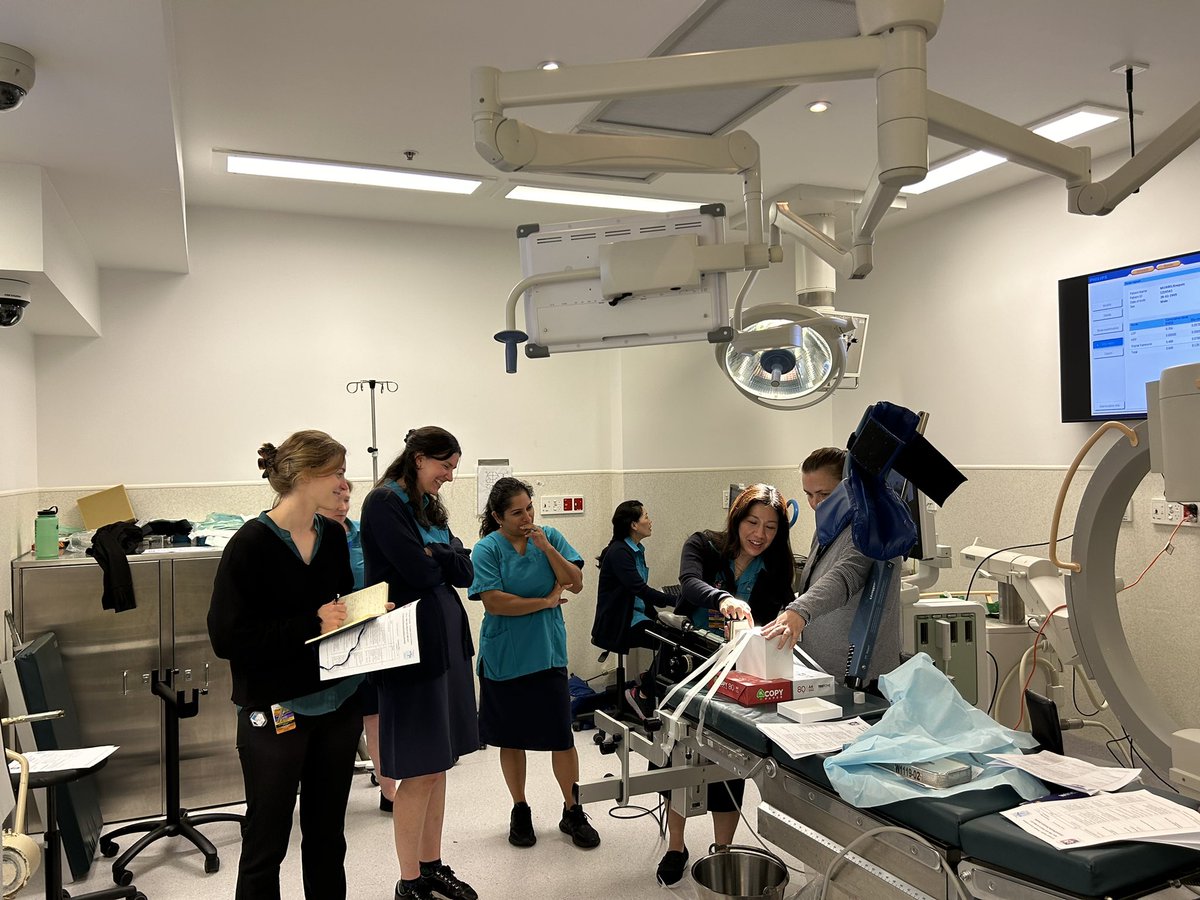 #ThisIsBrachytherapy training day held this week at St George for our RT and #medphys teams. Nothing like getting hands on practice with the TPS, ultrasound, and stepper/stabilizer