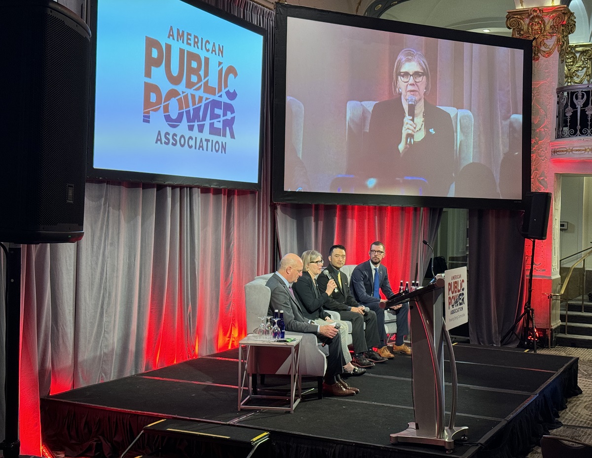 Our 2024 Legislative Rally in Washington, D.C. kicked off its 3d & final day today with a breakfast featuring a panel discussion w/@CEOPublicPower Scott Corwin, Danette Scudder of @TVPPA, Lawrence Luong of @SMUDUpdates & Joseph Owen of @WPPIEnergy. #PublicPower #CommunityPowered