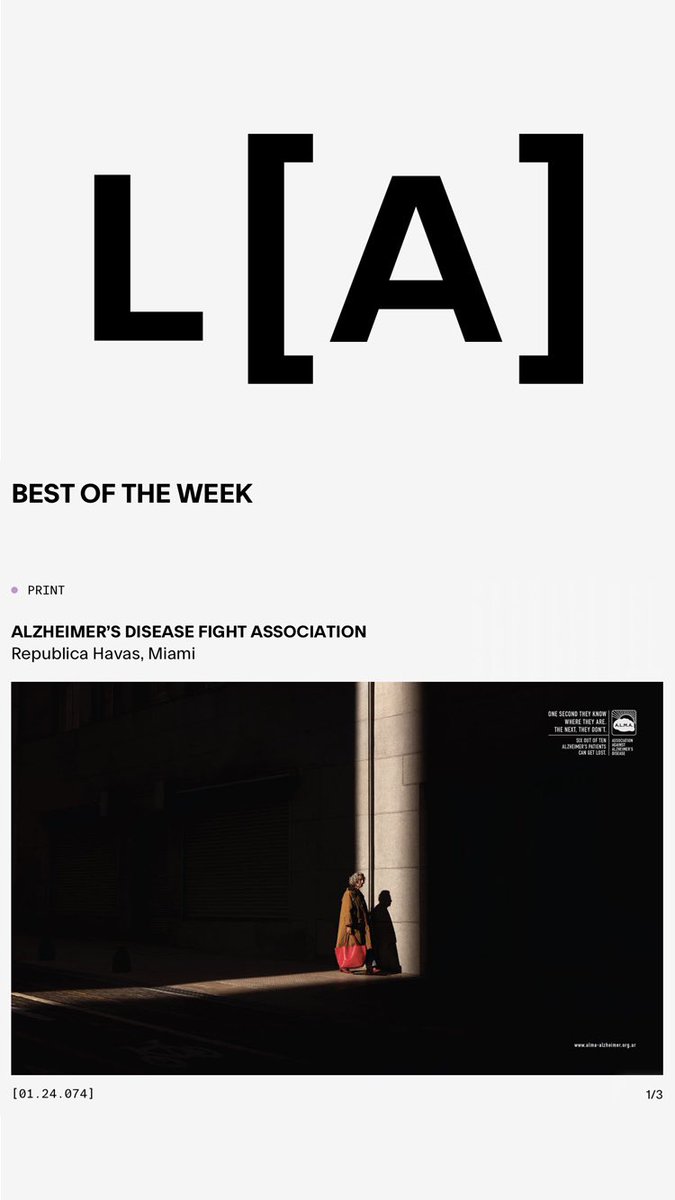 We are verry happy with this amazing news. #printoftheweek <a href="/LuerzersArchive/">Lürzer's Archive</a> <a href="/RepublicaHavas/">Republica Havas</a>