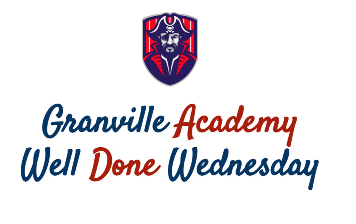 👍What went well for you today?👍
#WellDoneWednesday #GranvilleAcademy #GAPirates