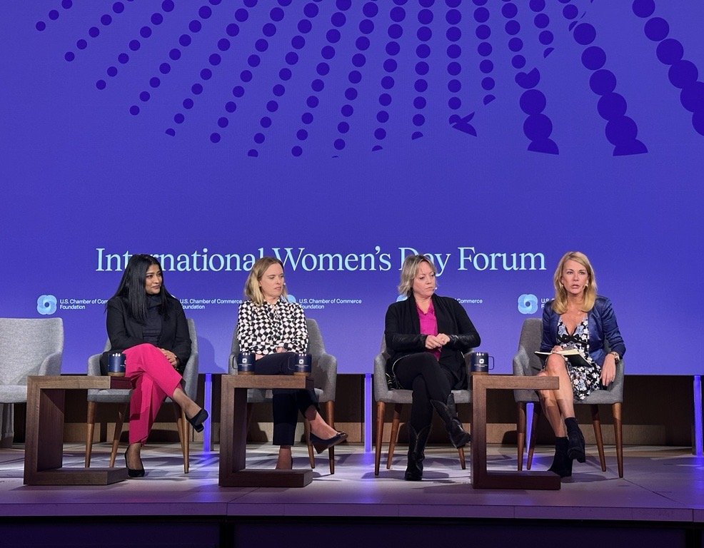 “Women play a pivotal role in shaping our workplaces, inspiring future generations, sparking innovation and driving progress.” At the @USCCFoundation’s #IWDForum, our President @AshaSVarghese shared challenges, lessons and her outlook on the #FutureOfWork for women.