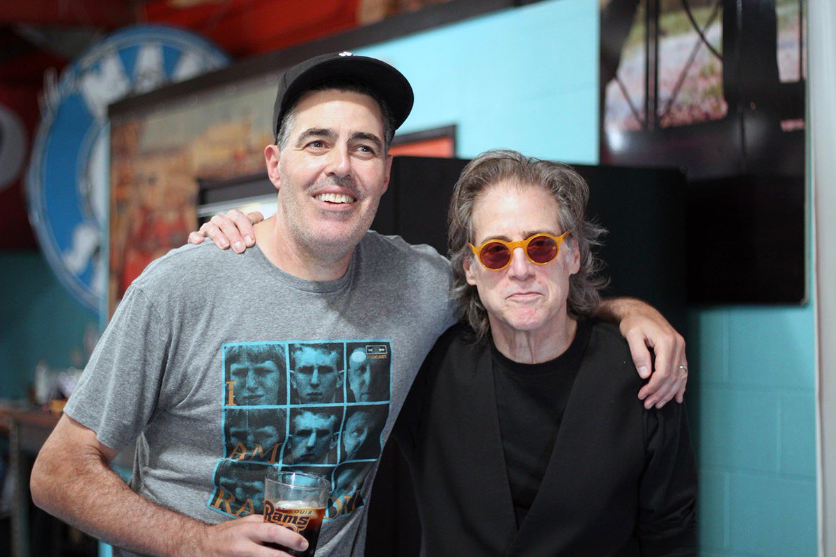 adamcarolla's tweet photo. One of the greatest, most talented men I’ve ever met. You’ll be missed, my friend. Richard Lewis forever. https://t.co/WzAjx3J9Qj