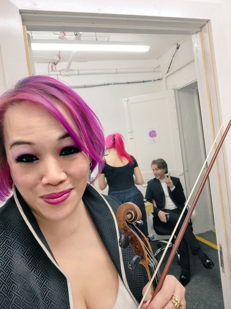 Poor <a href="/davidcohen007/">david cohen</a> is likely fed up of pink hair.. something exciting from <a href="/londonsymphony/">London Symphony Orchestra</a> coming soon...