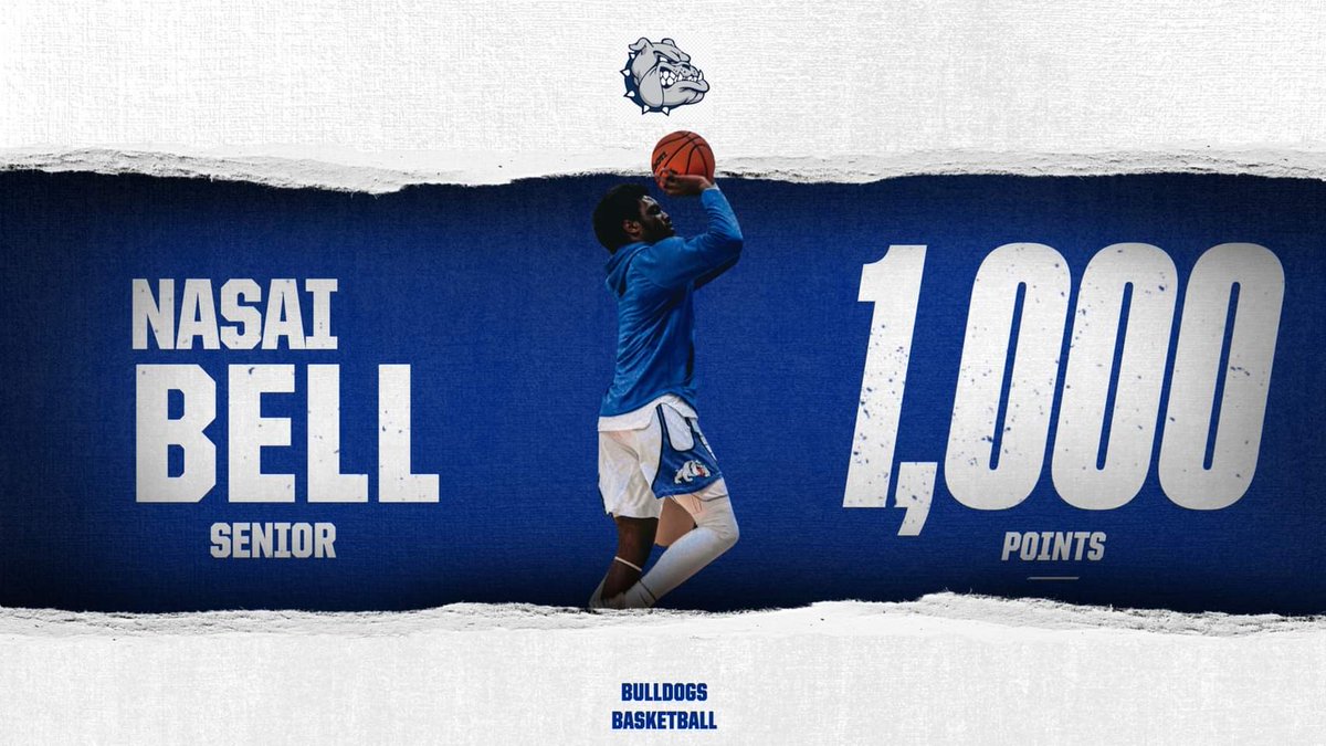 Congratulations to Senior Nasai Bell of the Men's Basketball team on becoming the 21st member of the 1,000 points club! Nasai earned his 1,000th point in last night's playoff regional quarterfinal.