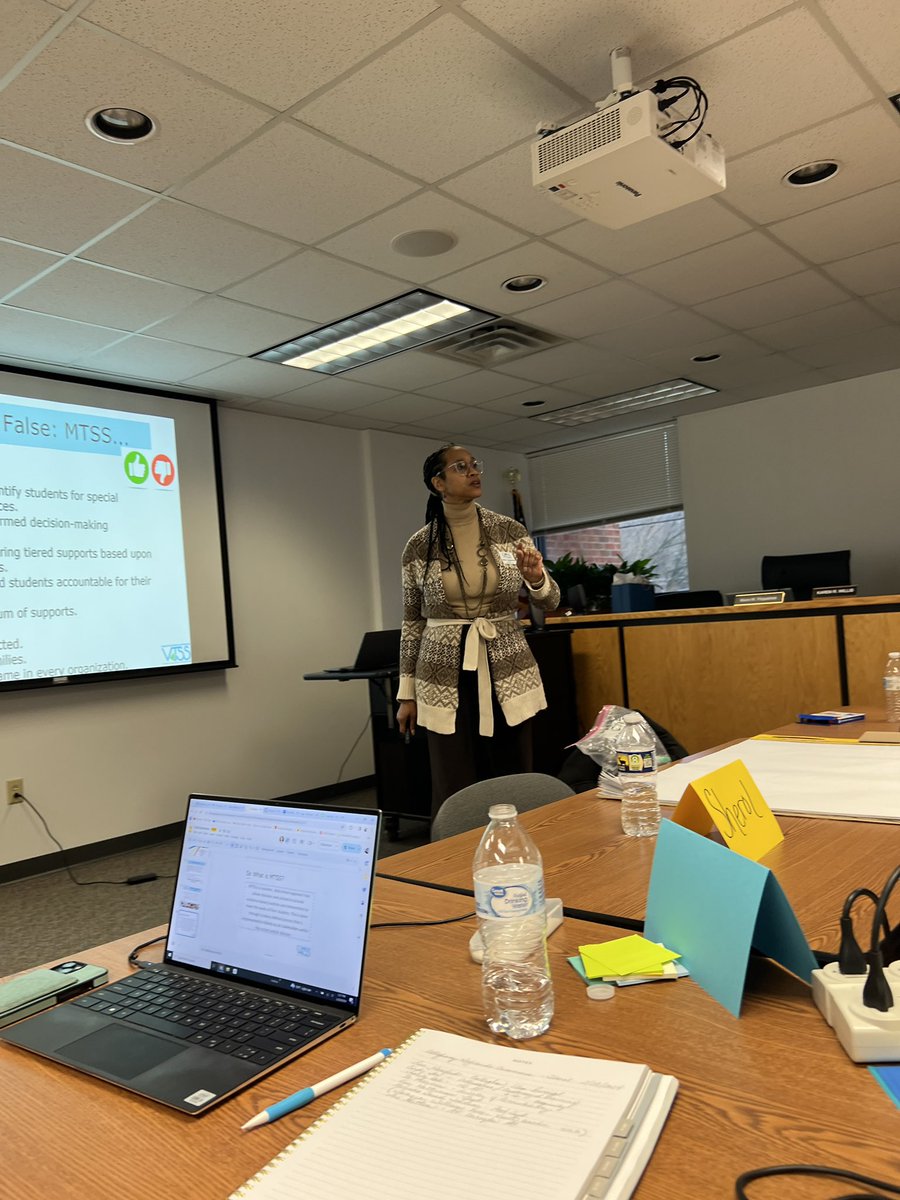 Anna_Hebb's tweet photo. @Vtss_ric Alleghany Highlands is doing great work with MTSS. Tracy, Sherol, Sandi, Anna coaching the exploration team. A great presentation by Sherol! The team rocked engagement! https://t.co/4sVxWYVv1L