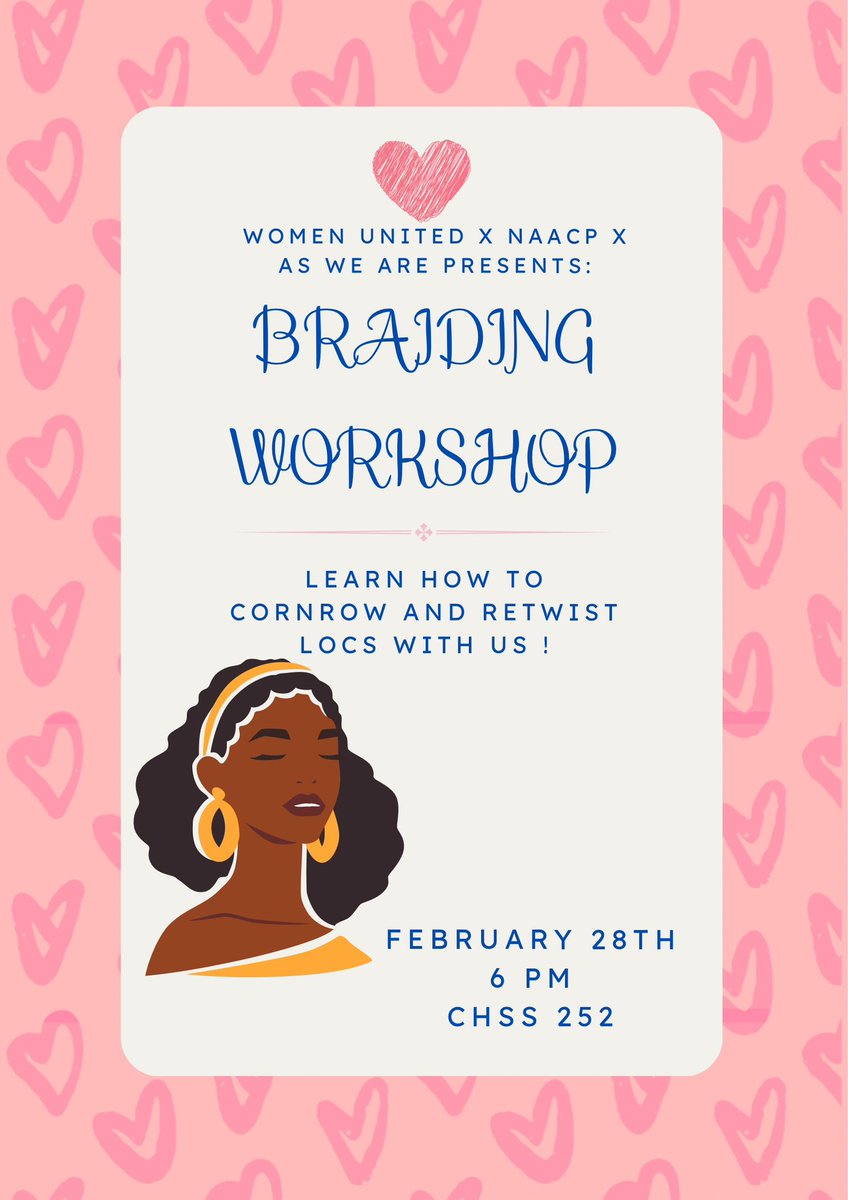 TODAY! come learn how to do protective hairstyles with us🩷🪮