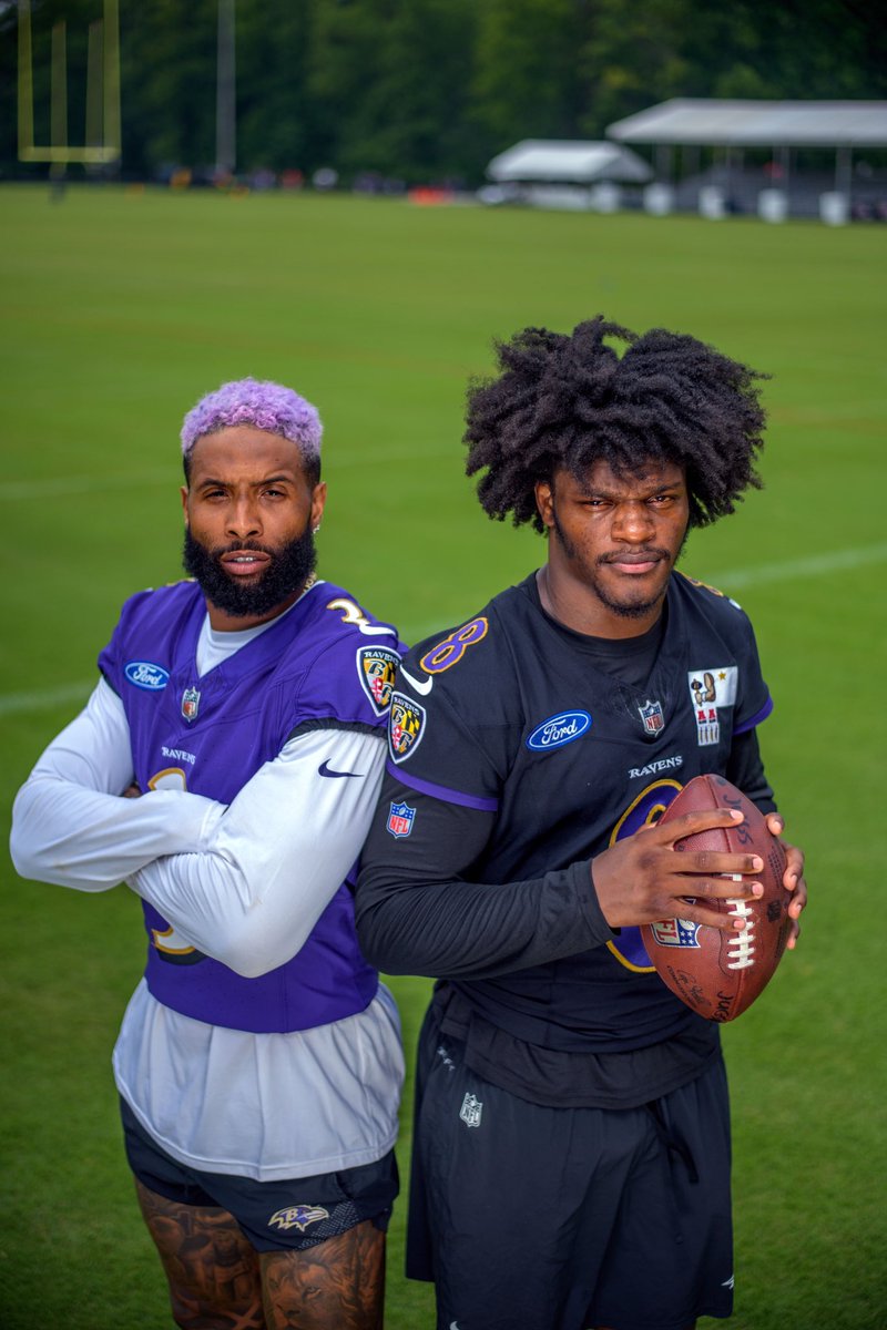 Still can’t believe we got to see Lamar Jackson and Odell Beckham together.