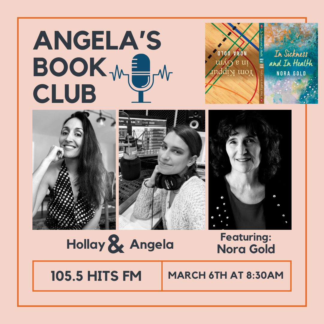 #DYK March is Epilepsy Awareness Month? 
Tune into Angela’s Neighbourhood #Bookclub on March 6 at 8:30 a.m. on <a href="/1055hits/">105.5 Hits FM</a> for an interview with Nora Gold about her flip book of novellas In Sickness and In Health &amp; Yom Kippur in a Gym #epilepsyawareness #tbr #Newbook