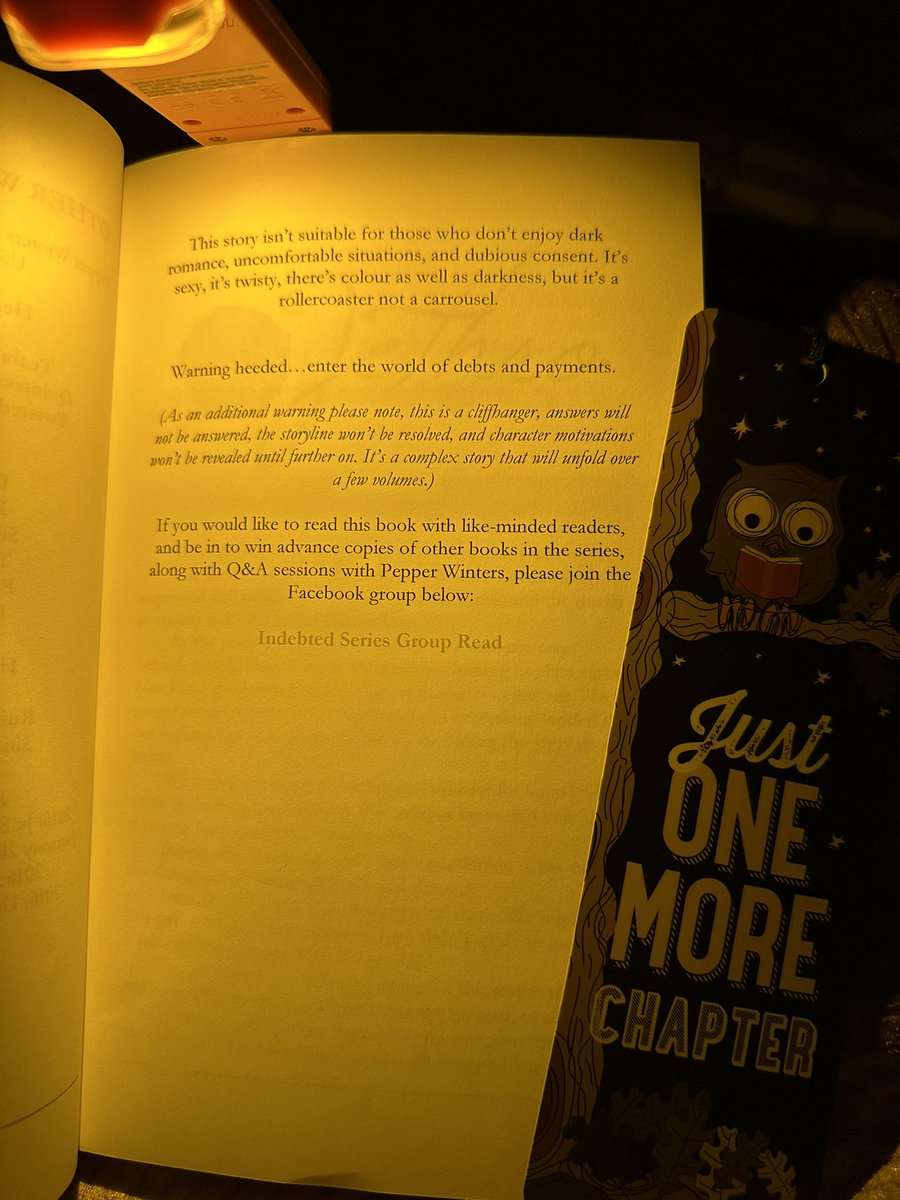Indebted series re-read🤭