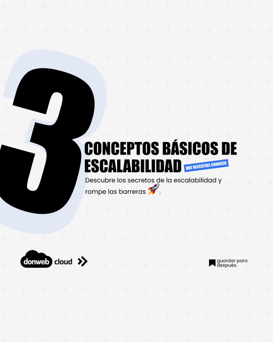 ¿Conocías estos conceptos básicos sobre escalabilidad en tu servidor?

Abrimos hilo👇 
#donwebcloud #escalabilidad #servidor #cloudserver #devops