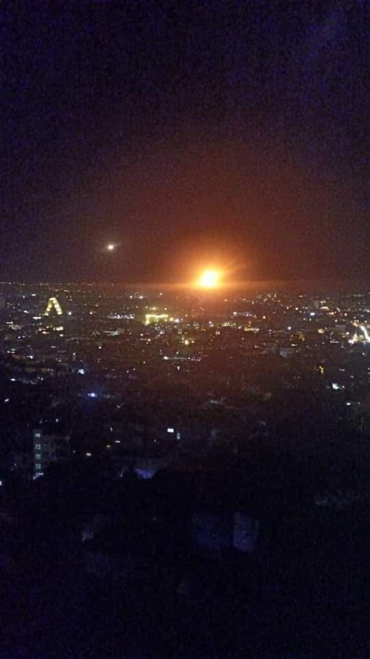 Timesofgaza's tweet image. Earlier Tonight: Israel launched a series of airstrikes over Damascus, Syria, multiple casualties and wounded were reported.