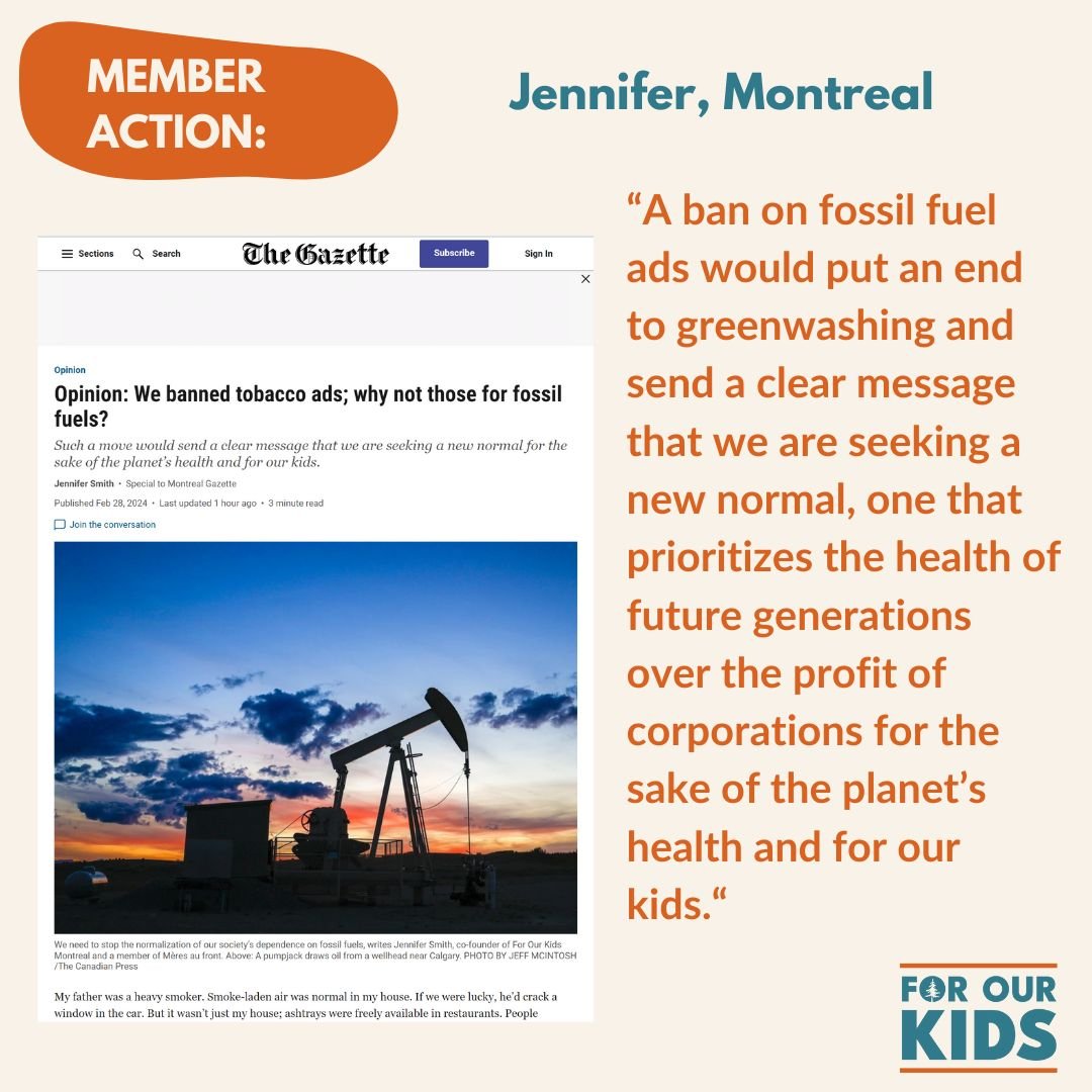 Pour nos enfants Montréal tweet media