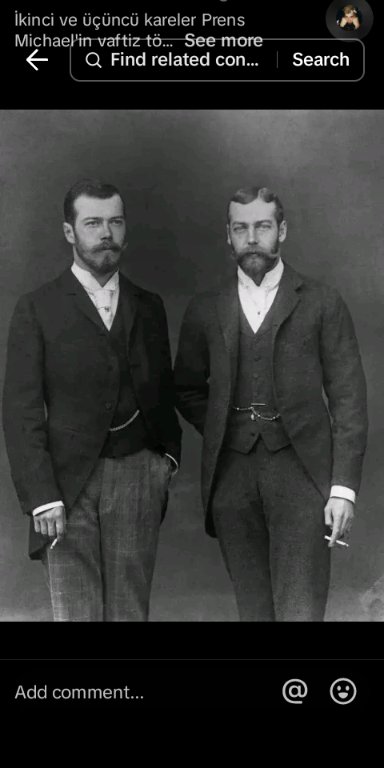 EAPoeEstNe19jan's tweet photo. @ZandiSussex A lot of 1st cousins bear a striking ressemblance to each other; especially when the gene pool is not vast. Less like a family tree; but more like a wreath.

I cannot tell you which is #TsarNicholas &amp; #GeorgeV https://t.co/Pn7EGrzMxr
