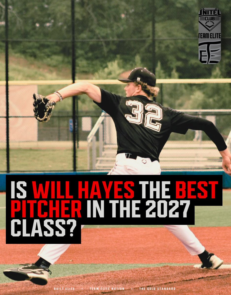 Team Elite Baseball (@teamelitenation) on Twitter photo ๐คซBest in Class
Will Hayes (CO) coming off a year in which he won <a href="/PGSelectFest/">Perfect Game Select Festival</a> Pitcher of the Year and was selected to the PG Select Festival has gotten BETTER๐ซก
T89 w/ more to come
2500+ RPM sliders
Elite athlete ๐คซBest in Class
Will Hayes (CO) coming off a year in which he won <a href="/PGSelectFest/">Perfect Game Select Festival</a> Pitcher of the Year and was selected to the PG Select Festival has gotten BETTER๐ซก
T89 w/ more to come
2500+ RPM sliders
Elite athlete