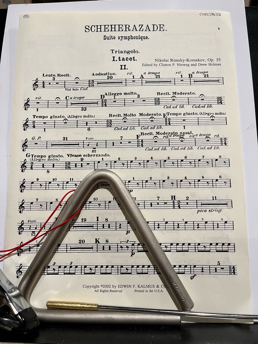 More rehearsals this week for our #familyfriendlyconcert Saturday 23rd March. Bring the whole family to hear Ruslan and Ludmilla, Scheherazade  and Peter and the Wolf being narrated by <a href="/HunterJbarrie/">Barrie Hunter</a>  #classicalmusic #classicalconcert
*other percussion instruments are available*