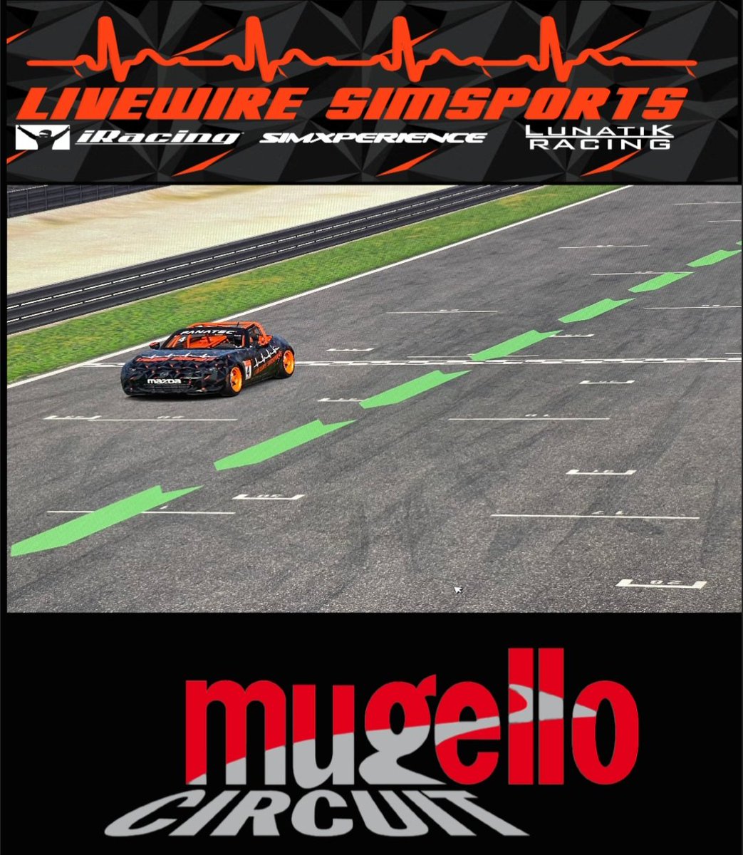 McFadyen takes P7 for LiveWire SimSports at today's MX-5 Cup series!!!
<a href="/iracing/">iRacing</a>