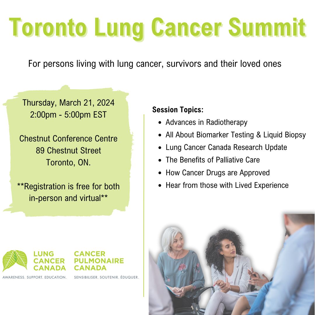 Join us for this unique event that will educate, empower and create a community of support for persons living with lung cancer, care partners and loved ones. Connect with others and build a community of support. Registration link: buff.ly/3YowGpy
