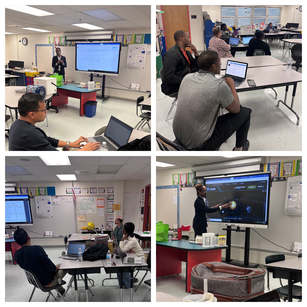 The NRES Science Common Planning @DMMBES1 @PrinGranger was AMAZING! Collaborative planning at its BEST! Thanks to @Area4SuptPBCSD @iTeach_JGS @GPESpbc for making this happen🎯. @RitaCrummell81