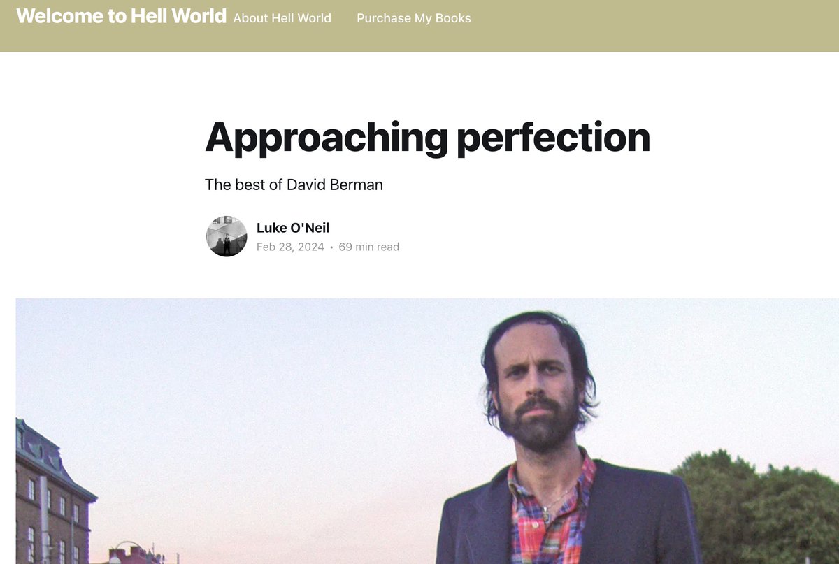 Really excited to share this one. 20+ writers, 20,000 words on the 40+ best David Berman songs and poems.