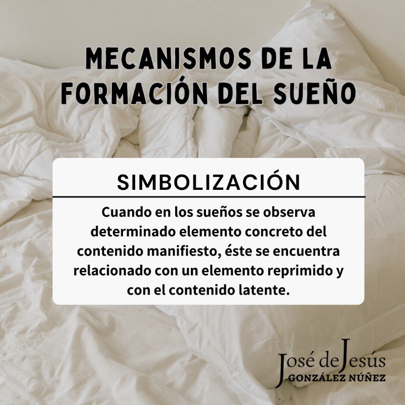 JoseJGonzalezN's tweet image. 🌙💭 Descifrando los mecanismos del sueño: La simbolización es un proceso en el cual elementos específicos de nuestros sueños se relacionan con aspectos reprimidos y contenidos latentes en nuestra mente.
#Sueños #Simbolización #Subconsciente #Reflexión