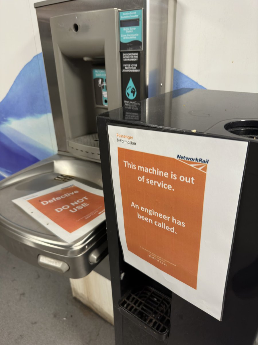 Please don’t worry if, like me, you have a dehydration headache at #edinburghwaverley. OH… station guy told me that apparently that engineer’s been enroute for 28 days. We give you loads of tax dollar - get it together, @NetworkRailSCOT - stop thinking of profits only!!!