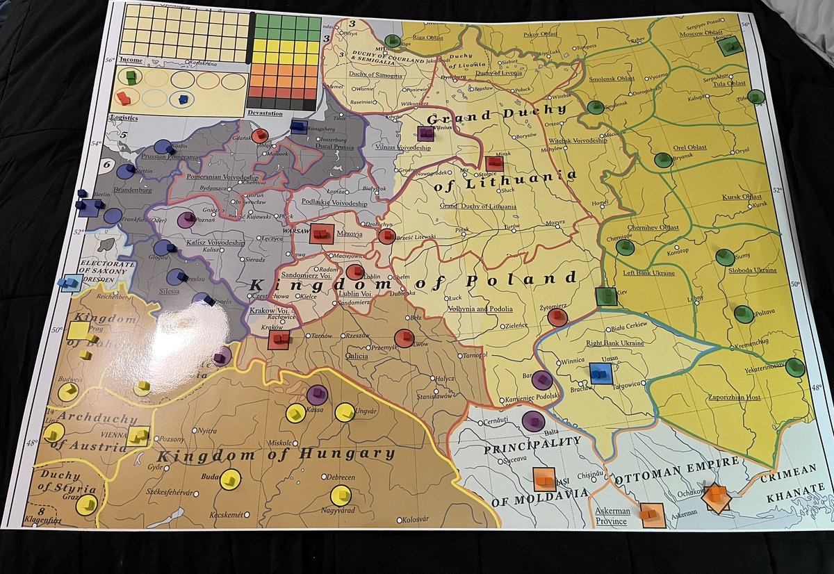 In just over two weeks, my History of Eastern European students will be embarking a major ILE (Sim/Game) representing the period between the Bar Confederation (1768) and the 1st Partition (1772). I’ve not done anything this ambitious since my Holy Roman Empire course at WVU.
