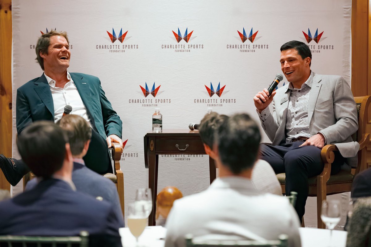 We had a great time last night at our Truist Speakers Series. It was a packed house as we laughed along with Luke Kuechly and Greg Olsen as they recapped their playing days.