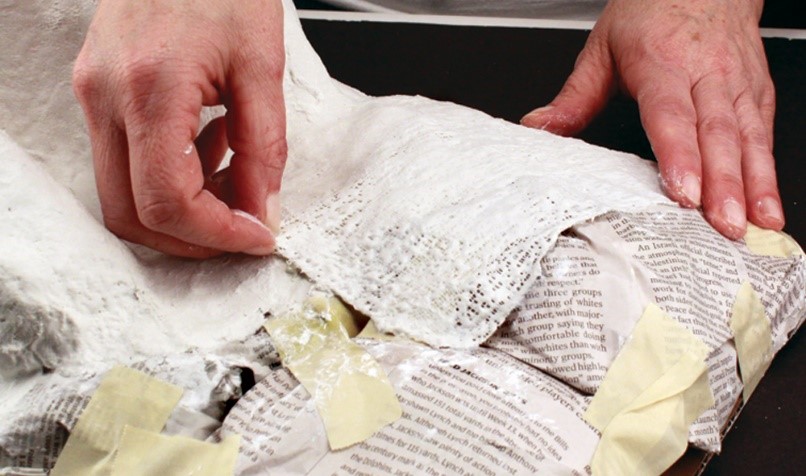 SceneARama's tweet photo. To make a volcano diorama base, start by creating a shape with newspaper wads and then cover it with Plaster Cloth. Guide your students through these steps for your next classroom science project.

Create the look of slow, flowing lava with Casting Plaster.

#tuesdaytip #diorama https://t.co/EZu9Lp4Tbk