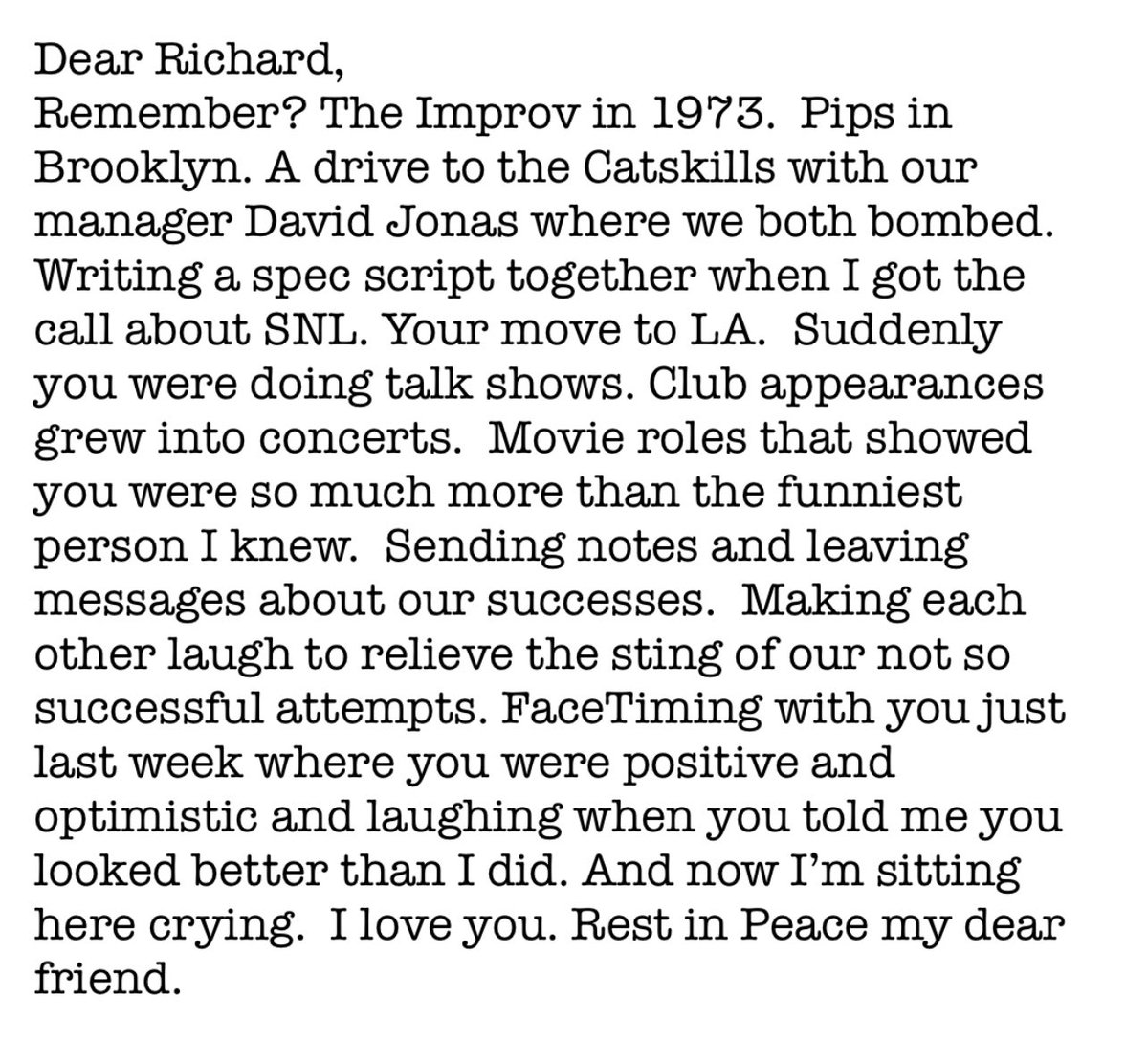 AlanZweibel's tweet image. #RIPRichardLewis