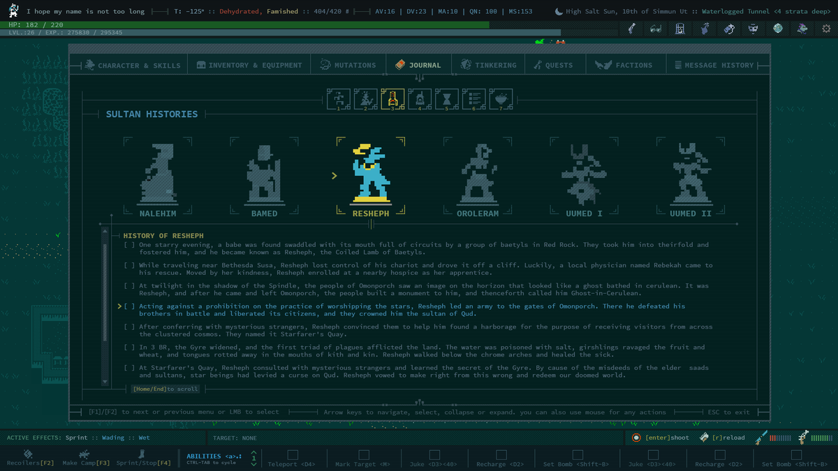 Kitfox Games 🦊 on X: The Caves of Qud team is working on a complete UI  rework. The next major update is coming Q2! Check out these mockups:  t.cofhRUOmSMFs  X