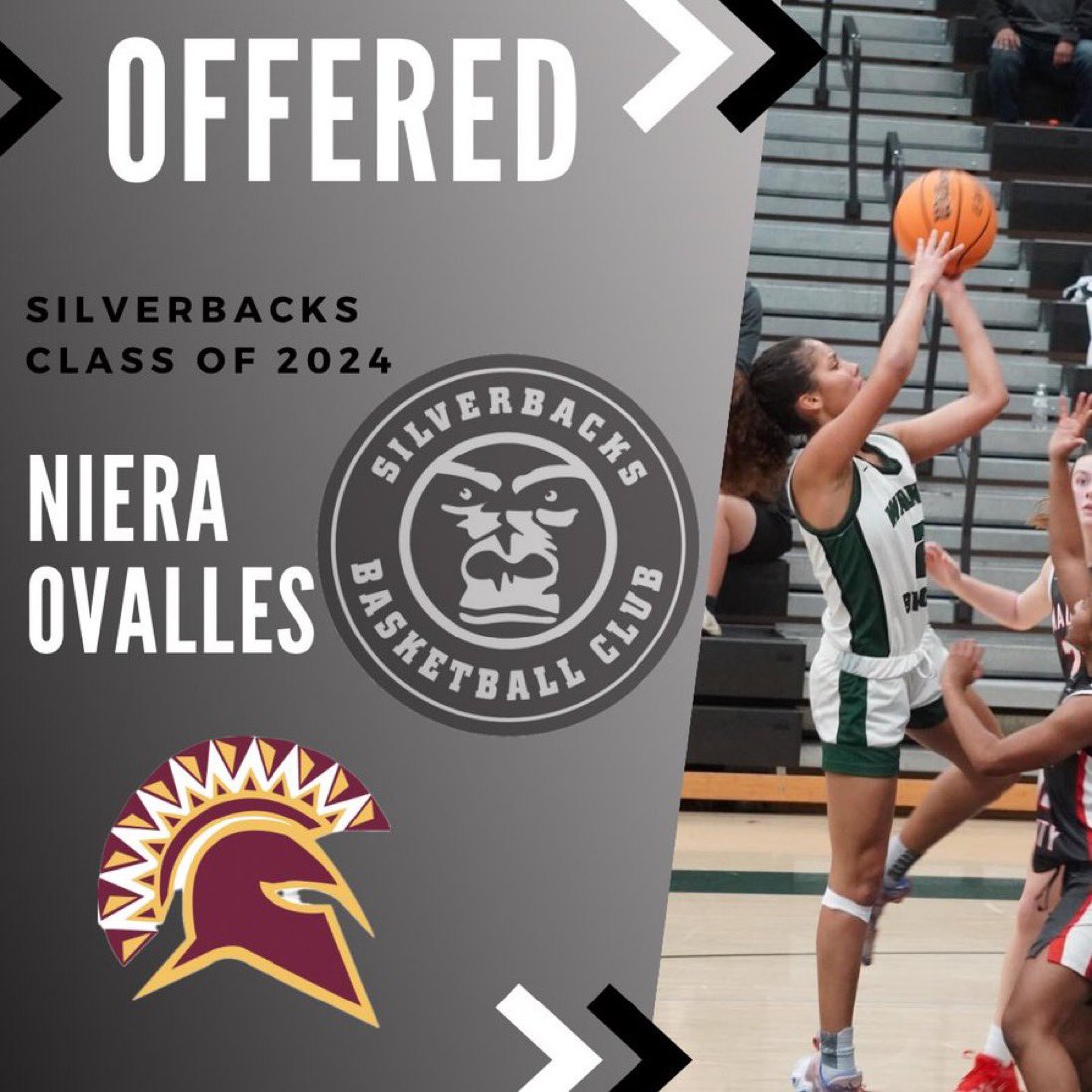 Niera Ovalles (@nieraovalles) on Twitter photo Grateful to receive an offer from <a href="/STACWBB/">STAC Lady Spartans</a>. Thank you to Coach Cleary for this opportunity! 🩶 Grateful to receive an offer from <a href="/STACWBB/">STAC Lady Spartans</a>. Thank you to Coach Cleary for this opportunity! 🩶