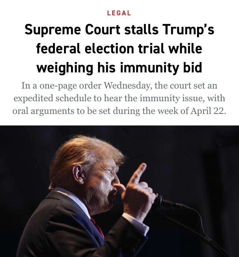 Every bit helps Trump, SC could have left lower court ruling stand!