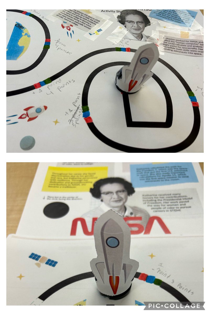 As the Black History Month comes to an end Ss paid tribute to Katherine Johnson’s journey to the moon by coding Ozobot @LambethPS1 @Ozobot @MandyCleland1 @dtangred