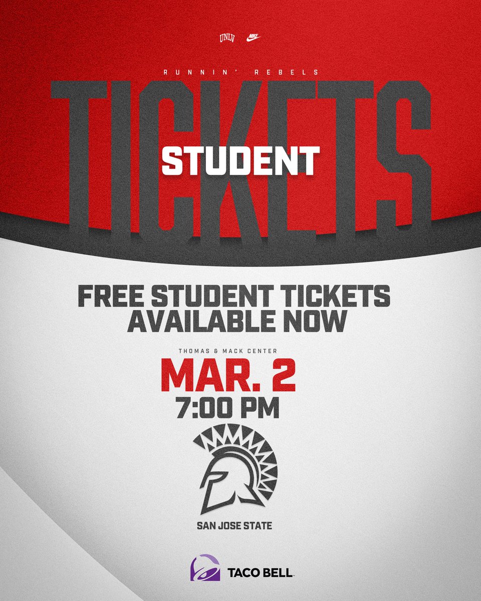 FREE student tickets for San Jose State available now! Claim 🎟️: bit.ly/3fGveNx