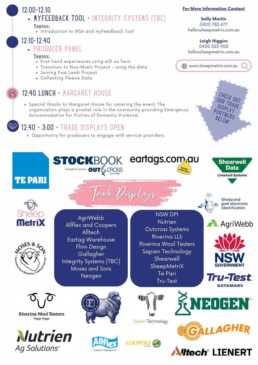Looking to integrate more tech into your farming system or don't know how to operate what you currently have? Our Livestock Tech Expo in Young 20 March. We'll have displays and interactive speakers to answer your questions.
Register trybooking.com/COXOD