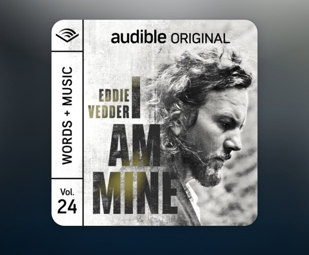 Really enjoying the @audible_com #WordsAndMusic series. 
Great insights.  @PearlJam #EddieVedder #PearlJam
