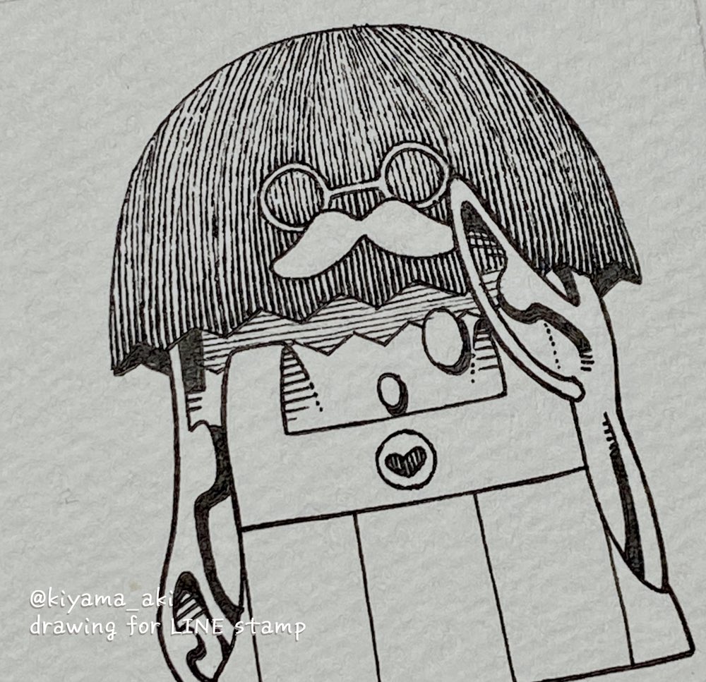 朝活☕️

#タマゴノマモノ #ペン画 