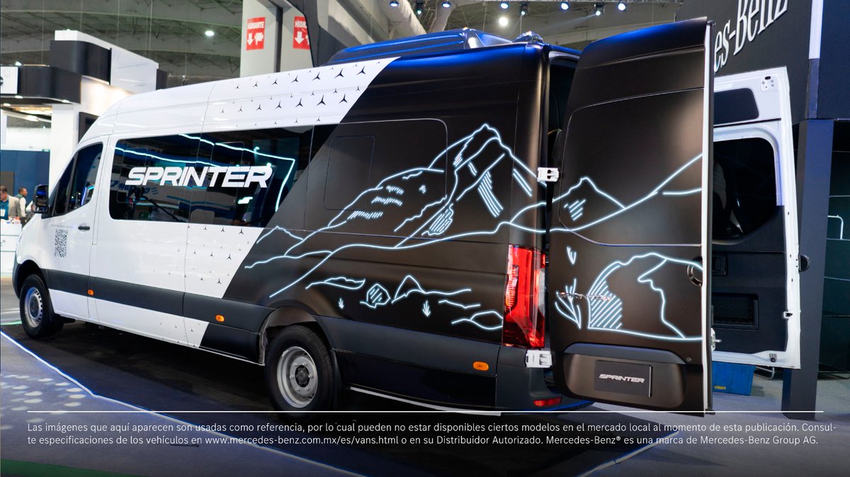MBVanesMx's tweet photo. ¡Llegó el día! Te esperamos en nuestro stand exclusivo de Mercedes-Benz Vanes México en #ExpoForoMovilidad2024. Ven y conoce las distintas conversiones de #SprinterPasaje.

¡Déjate sorprender por su elegancia, confort y sus sistemas de seguridad!

#MercedesBenz #MBvans #Sprinter https://t.co/zTtB7iVOlw