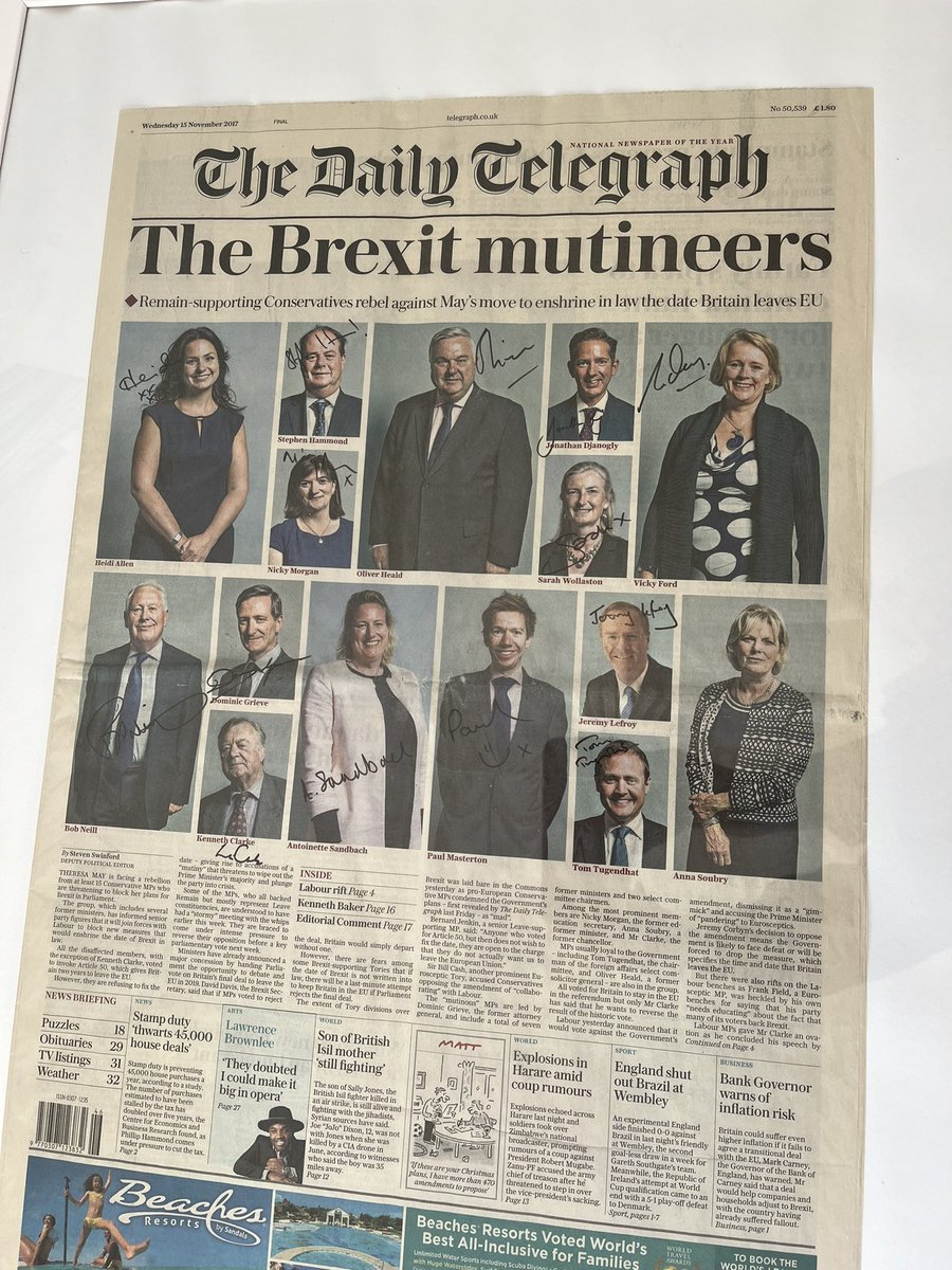 Anna Soubry 🇬🇧🏴🇺🇦🇪🇺🖤🤍 (@anna_soubry) on Twitter photo Hey <a href="/RishiSunak/">Rishi Sunak</a> this is how #MobRule started
Within seconds of publication these MPs got death & rape threats. One had to have armed police protection. Many caved in to threats & abuse & didn’t vote as they wanted to.
Parliament & a compliant media let the rot set in Hey <a href="/RishiSunak/">Rishi Sunak</a> this is how #MobRule started
Within seconds of publication these MPs got death & rape threats. One had to have armed police protection. Many caved in to threats & abuse & didn’t vote as they wanted to.
Parliament & a compliant media let the rot set in